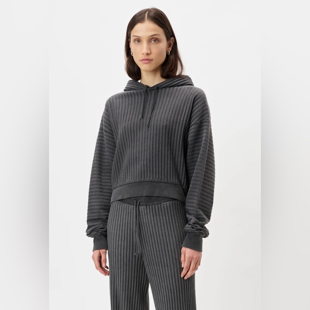 John Elliott Ribbed Terry Hoodie